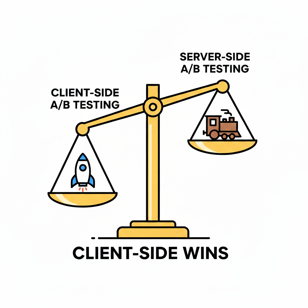 A/B Testing Dashboard with Conversion Metrics and Analytics