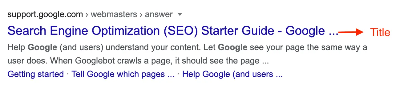 SEO Title Example